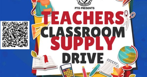 CLASSROOM SUPPLY DRIVE!